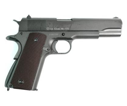 Пневматический пистолет Stalker STC Blowback (3 Дж, Colt 1911, подвижный затвор, шарики ВВ, металл, CO₂) 4,5 мм
