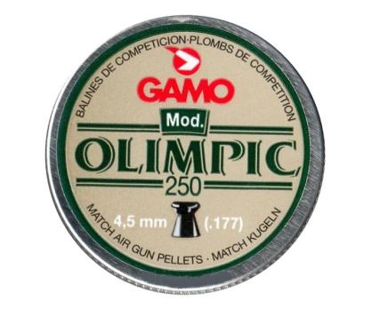 Пули Gamo Olimpic 4,5 мм, 0,49 г (250 штук)