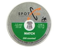 Пули Spoton Match 5,5 мм, 0,98 200 штук