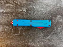 Фронтальный складной нож Microtech Humster H-1 Голубой, Микротек Хамстер