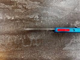 Фронтальный складной нож Microtech Humster H-1 Голубой, Микротек Хамстер