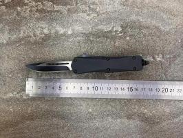 Фронтальный складной нож Microtech TW D-5 Чёрный, Микротек Турист