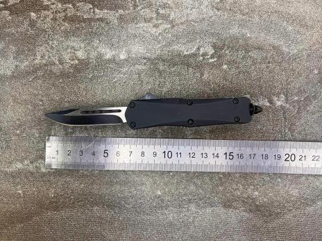 Фронтальный складной нож Microtech TW D-5 Чёрный, Микротек Турист