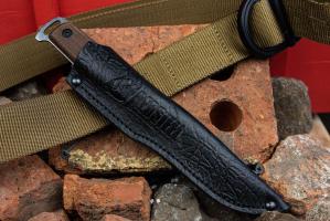Поясной кожаный чехол RedSteel для ножа General X1