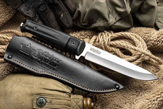 Туристический нож Kizlyar Supreme Alpha 420HC StoneWash BKH LS