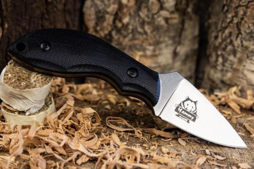 Туристический нож Kizlyar Supreme Hammy Sleipner StoneWash Black G10