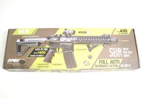 Пневматическая винтовка Crosman DPMS SBR Full Auto (M16,  3 Дж, коллиматор) 4,5 мм